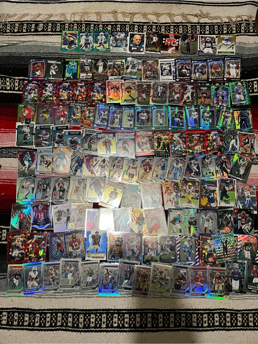 Assorted Football Trading Card Lot - Multi-Color